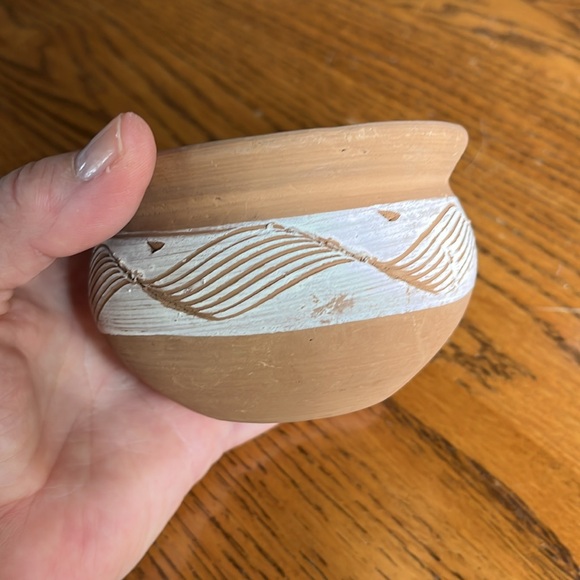 Little Southwest pottery clay planter pot small nice for succulents natural - Picture 5 of 10